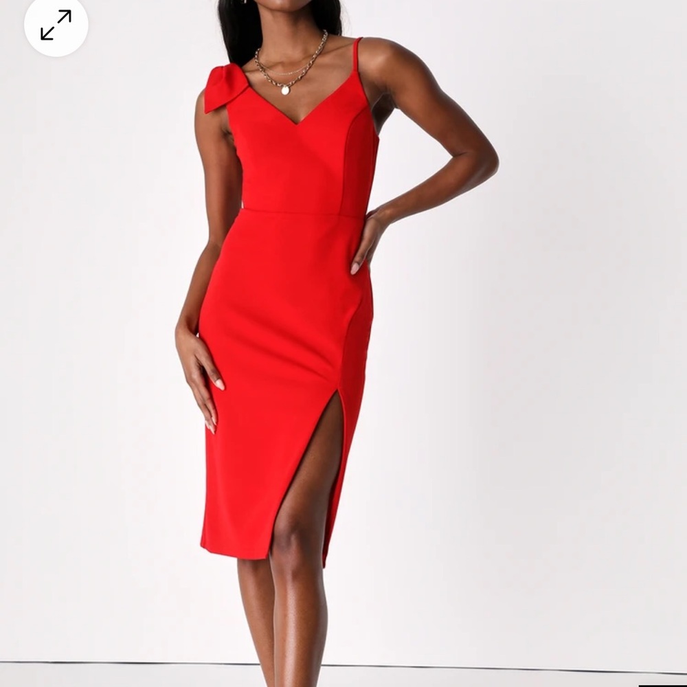 Red dress